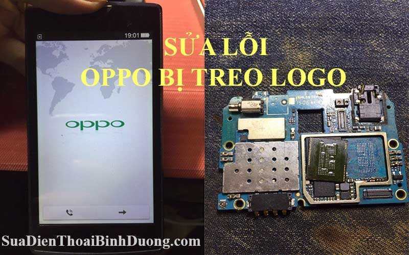 Sửa Oppo bị treo logo