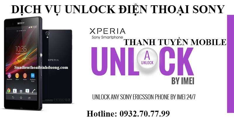 Unlock sony - Mở mạng Sony tại Thanh Tuyền Mobile Bình Dương